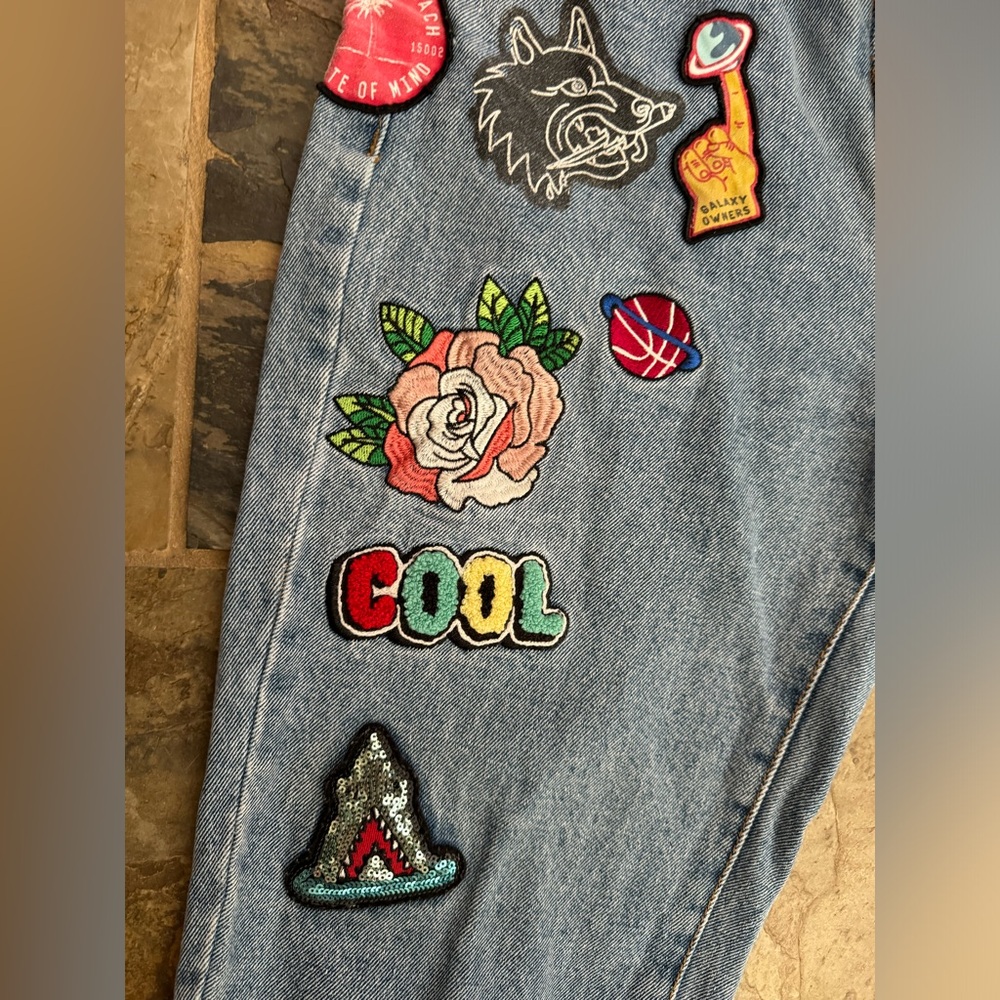 Pull And Bear Super Rare Applique Patch Retro Nov… - image 5